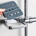 thumbnail image 2 of Bgsha Adjustable No-Drill Shower Shelf: Large Capacity, Easy Install & Clean!, 2 of 10