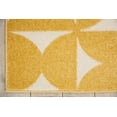 thumbnail image 5 of Nourison Harper Geometric Yellow 5'3" x 7'3" Area Rug, (5x7), 5 of 6