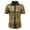 Gold, variant on VERUGU Mens Summer Shirts Top Shirt Slim Short Sleeve Lapel Casual Sports Bottom Shirt T-shirt Top Gold XL