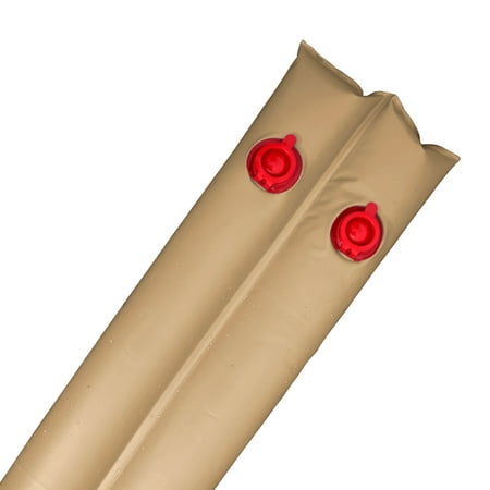 Tube Mute - Pool Mate Extra Heavy-Duty 10' Double-Chamber Water Tubes, Tan