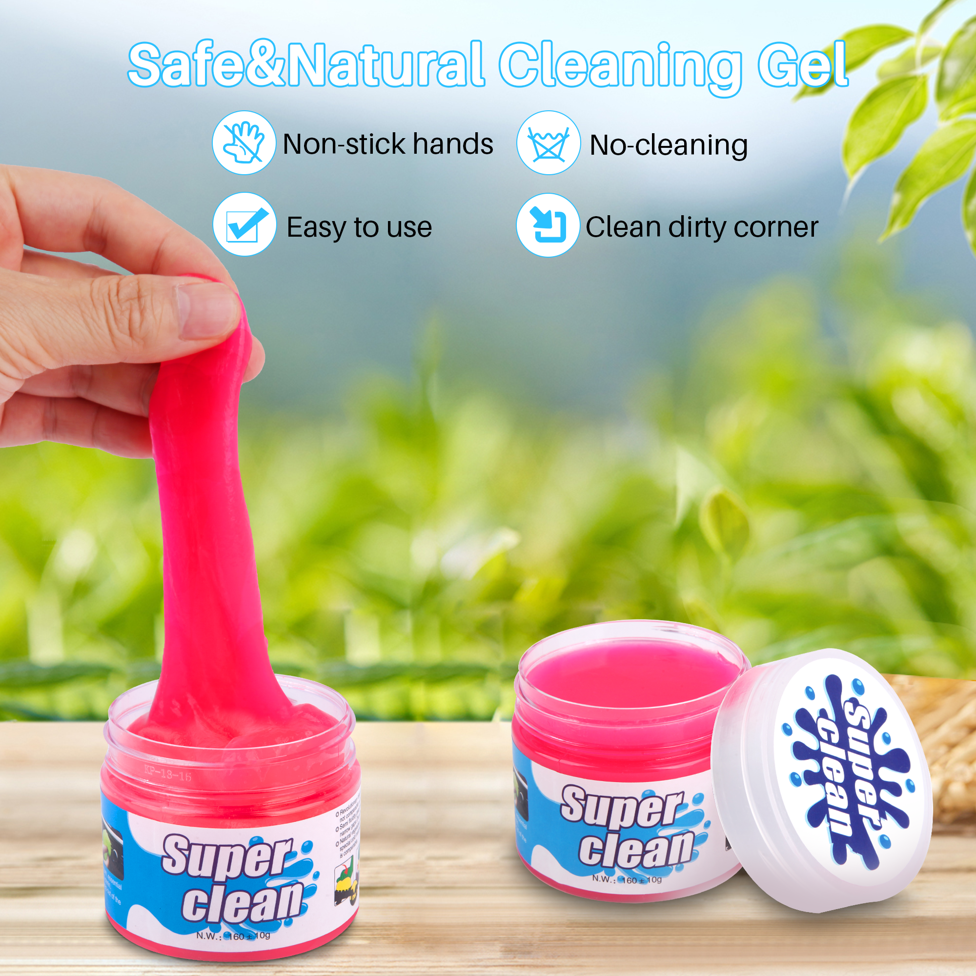 OWNTECH 3 Pack Car Cleaning Jelly Gel photo 2