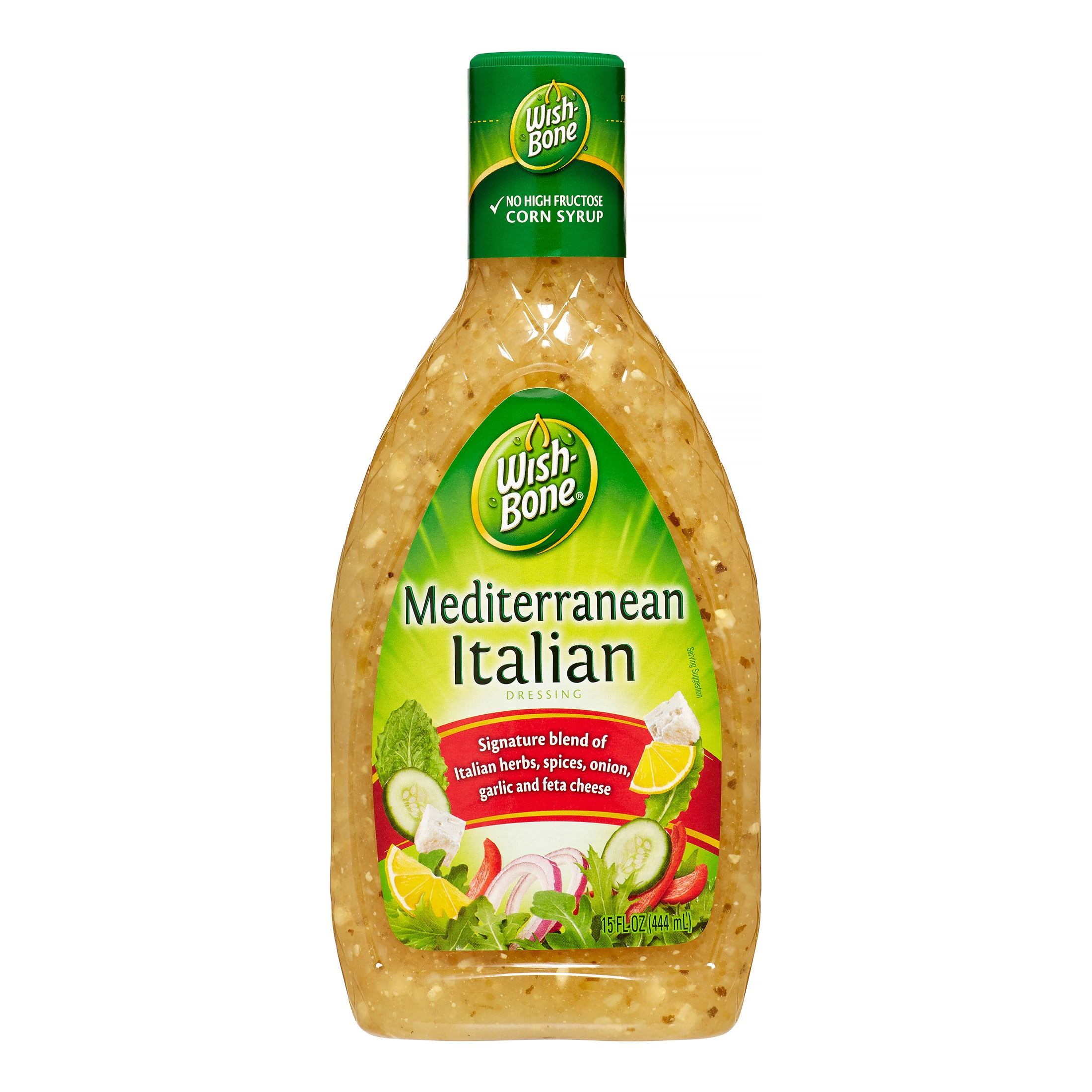 WishBone Salad Dressing Mediterranean Italian 15 Fl Oz