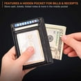 thumbnail image 4 of Microseven Slim Minimalist RFID Blocking Unisex, Wallet, Black, 4 of 5