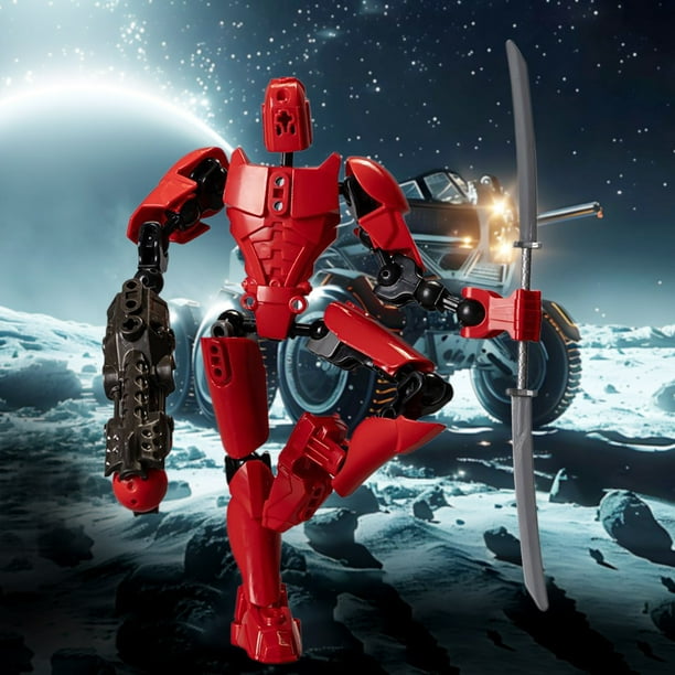 New Robot 13 Joint Movable Printed Toy New Wing Puppet DIY Decompression Tool Mechanical Heavenly Versatile Shaped Doll