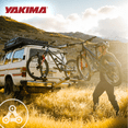 thumbnail image 5 of Yakima StageTwo 2" Premium Platform 2 Bike Tray Vehicle Hitch Bike Rack, Slate, 5 of 8