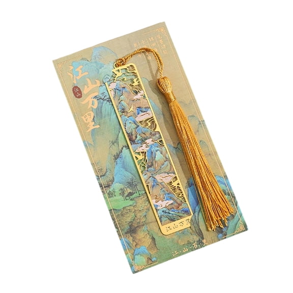 Metal Bookmarks with Pendant, Handmade Metal Bookmarks for Book Lover Page Markers Book Mark for Women Men and