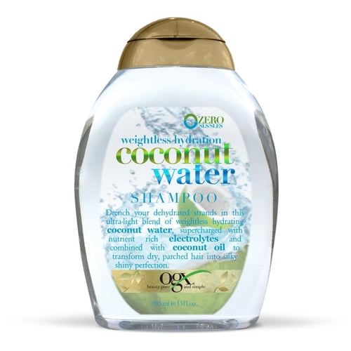 Monetære Siden forsendelse Ogx Weightless Hydration Coconut Water, Shampoo- 13 Oz - Walmart.com