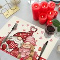 thumbnail image 5 of Ensemble de 4 Sets de table Réutilisables pour Décoration de table de Cuisine de la Saint-Valentin, 5 of 5