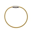 thumbnail image 1 of EGNMCR Color Coated Wire Rope Keychain Key Ring Stainless Steel Keychain Rubber Coated Wire Ring Wire Lock Buckle Wire lock wire, 1 of 1