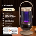 thumbnail image 2 of Direct insertion model Electric Bug Zapper Outdoor Mosquito Killer Indoor Waterproof LED Fly Swatter Zapper Purple Light Insect Killer for Home Backyard Patio Garden Camping Site(Beige), 2 of 5