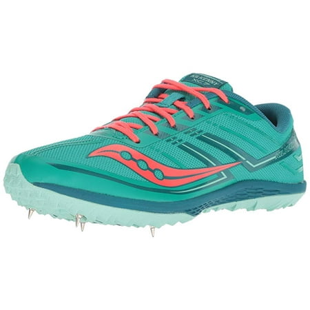 Saucony Kilkenny Flat - Saucony Women's Kilkenny XC7 Running Shoe, Teal/Red, 7.5 B US