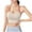 White, variant on Sports Bra Trendy Women's Contrasting Shaped Back and Shock-Absorbing Push up Sports Bra Lace Bra Style F-1318 Green S