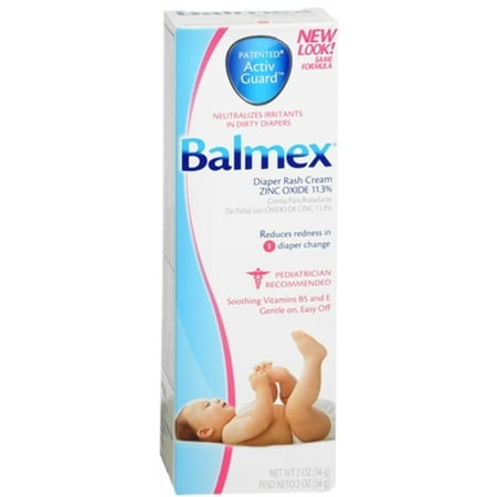 Balmex Zinc Oxide Diaper Rash Cream 2 oz