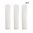 thumbnail image 4 of GLFILL 3Pcs Resin Plastic Saxophone Reed 2.5 Strength For Alto Sax Wind Woodwind Parts Musical Instruments Accessories Gray, 4 of 6