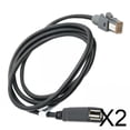 thumbnail image 1 of 2xCable Adaptador Convertidor De Coche Negro USB 2.0 Para Vitara 2015 En Adelante, 1 of 5