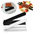 thumbnail image 2 of Thinsony en Plastique Rangée Brochette de Viande Brochette Fabricant de Viande avec Outil Pratique Boîte de Kebab Simple Rangée Noire, 2 of 6