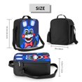thumbnail image 2 of Lsque Five Nights At Freddy'S Lunch Bag Lunch Box for Women Men Reusable Insulated Lunch Tote Bag,Leakproof Thermal Cooler Sack Food Handbags Case High Capacity, 2 of 9