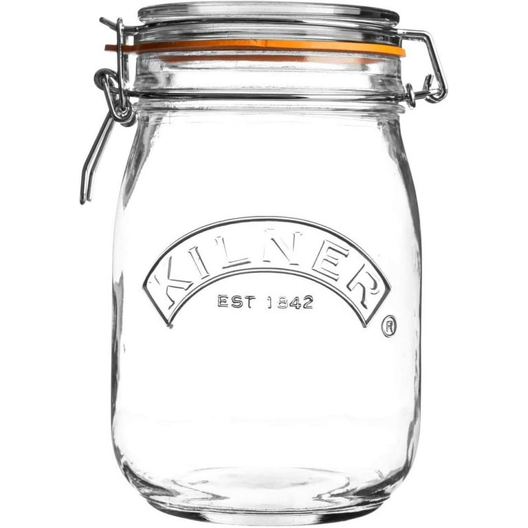 Round Clip Top Jar Set of 6 (12oz), Kilner