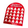 thumbnail image 2 of Calendario de Adviento de Navidad Adorno de escritorio con números Decoración navideña Calendario de Navidad para recuerdo de fiesta Dormitorio Rojo, 2 of 9