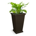 thumbnail image 3 of Mayne Wellington 28" x 16" x 16" Tall Polyethylene Planter - Espresso, 3 of 9