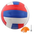 thumbnail image 2 of Volleyball, Beach Volleyball Soft Volleyball V612 Size 5 Indoor Outdoor Soft PU Volleyball Training Ball with Net and Inflation Needle for Competition and Training, 2 of 8