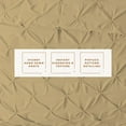 thumbnail image 5 of Kotton Culture 600 TC Pinch Pleated Duvet Cover 100% Egyptian Cotton with zipper (Oversized King, Beige) - 5 Piece, 5 of 7