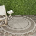 thumbnail image 2 of SAFAVIEH Courtyard Agnes Bordered Indoor/Outdoor Area Rug, Beige/Brown, 2'7" x 5', 2 of 10