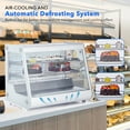 thumbnail image 2 of Aoile Commercial Countertop Refrigerator Display Case 5.3 Cu. Ft with Interior LED Lighting & Rear Sliding Door, 2 of 8