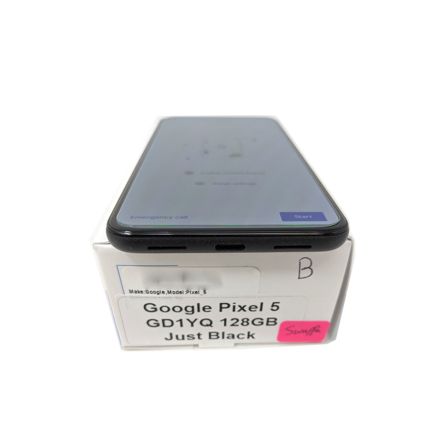 Google Pixel 5 5G 128GB GD1YQ Factory Unlocked 6" OLED Display 8GB RAM Smartphone - Just Black (Good)