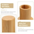 thumbnail image 5 of Toothpick Bottle Bucket Wooden Jar Toothpicks Cocktail Dispenser Holder Automatic Stand Storage Bamboo, 5 of 6