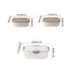 thumbnail image 3 of Juego de 3 mini recipientes para almacenar alimentos de grado alimenticio | Reutilizables, herméticos, para salsa, sopa y verduras | Plástico duradero sin BPA | Apto para congelador (-20-120 °C) |, 3 of 9