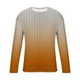 thumbnail image 5 of Handshe Men's Casual Gradient Fashion Print Long Sleeve Shirt, Athletic Workout Top for Outdoor Training and Daily Wear,Plus Size, 5 of 5