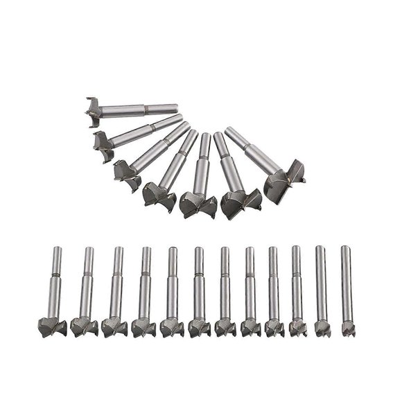 19PCS 15MM Carbide Wood Countersink Drill Bits, Installing Spherical Wood Doors, Drawers, Shaping Bits Wood Drill Bit
