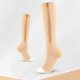 thumbnail image 2 of Calcetines de compresión con cremallera de 20-30 mmHg para mujer y hombre, hasta la rodilla, con puntera abierta, talla mediana (3 pares), 2 of 7