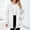White, variant on LOINRODI Girls Hooded Fleece Jacket, Long Sleeve Loose Fit Pockets Full Zip Mid Length Casual Fall Winter Outerwear Pink Size 7-8