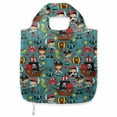 thumbnail image 1 of Pirates Fabric Shopping Tote, Pattern of Pirate Ships in the Sea Adventure Nautical Theme Cartoon Characters, Portable and Foldable Bag to Keep in Pocket Bag Purse & Car, Multicolor, by Ambesonne, 1 of 4