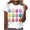 White 03, variant on Fesfesfes Yoga Top Women's Top Easter Printed Round Neck Short Sleeve T-shirt Womens Summer Tops S(US:4)