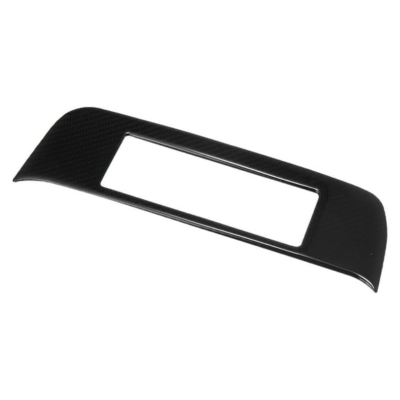 Black Carbon Fiber Car Auto CD Panel Sticker Interior Trim Cover Accessories for Chevrolet Camaro 2010-2015