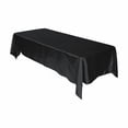 thumbnail image 1 of Hotel Banquete Boda Escena Color Sólido Rectangular Liso Mantel de Raso Mantel de Raso Mantel de Raso Negro, 1 of 7