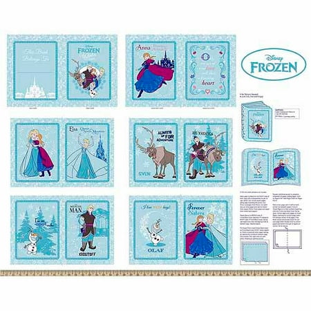 Frozen, Annas Friends Softbooks, Cotton, Blue, 43/44" Wide Fabric By The Yard