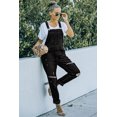 thumbnail image 3 of ABPHQTO Peto denim desgastado negro de mujer, 3 of 5