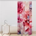 thumbnail image 2 of yowmns Waterproof Bathroom Curtain Set with Hooks – Printed Design for Stylish Bathroom Decoration, 2 of 6