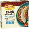 thumbnail image 2 of (3 pack) Old El Paso Carb Advantage Tortilla Rounds Taco Kit, Easy Meal Prep, 8 Count, 10.6 oz, 2 of 13