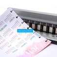 thumbnail image 4 of 12-Hole Paper Punch, Adjustable Metal Hole Puncher Binder Inserts Mushroom Hole Puncher Paper Card Photo Binding Hole Punch Machine, 4 of 8