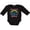 AB-Black, variant on Inktastic Great Granddaughter Great Grandpa Girls Long Sleeve Baby Bodysuit
