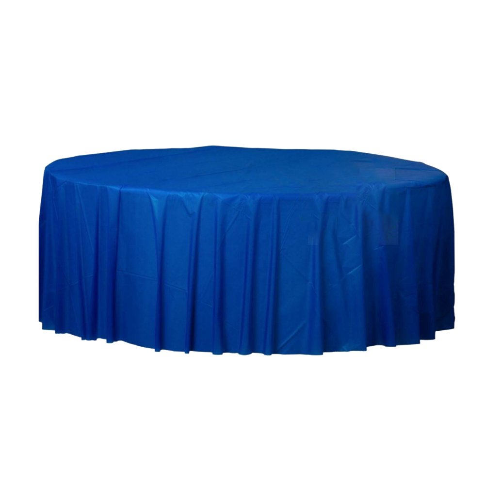 Amscan Round Plastic Tablecover (Pack Of 12)