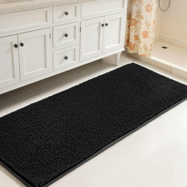 Alfombra de baño SUBRTEX Chenille Bath, 60 x 150 cm, absorbente de agua