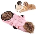 thumbnail image 4 of Dog Hooded Down Jacket Dog Cold Weather Coats Warm Dog Clothes Double Layer Thickening Pet Cold Weather Coat For Large Dogs, 4 of 8