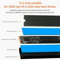 thumbnail image 2 of Disipador De Calor Disipador de calor M.2 NVMe con almohadilla térmica SSD Cooler Accesorios de computadora para M.2 2280, 2 of 7