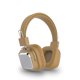 thumbnail image 1 of Injueey Auriculares inalámbricos Estéreo Auriculares Soporte FM Plegable con micrófono Auricular Reducción de ruido Teléfono Auriculares Cables de audio/vídeo Marrón, 1 of 6